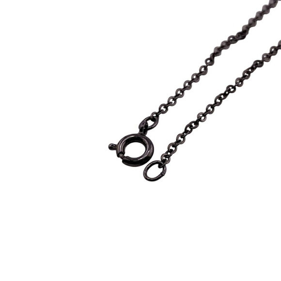 CHANEL Red Logo Necklace